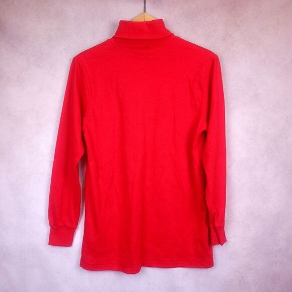 Vintage Woolrich Red Turtleneck Pullover Size Lg - Picture 5 of 6